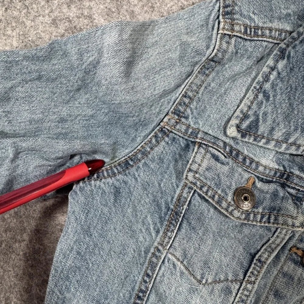 OshKosh B'gosh Classic Denim Jacket 12/12A Blue Light Wash Cotton